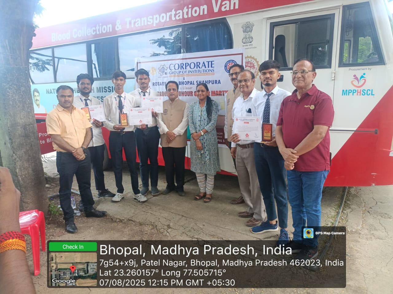 Blood donation camp 7.8.25